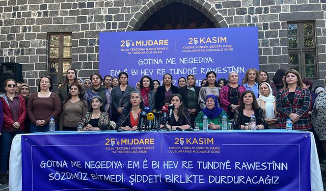 Diyarbakır'da kadınlardan 25 Kasım startı: Sözümüz bitmedi!