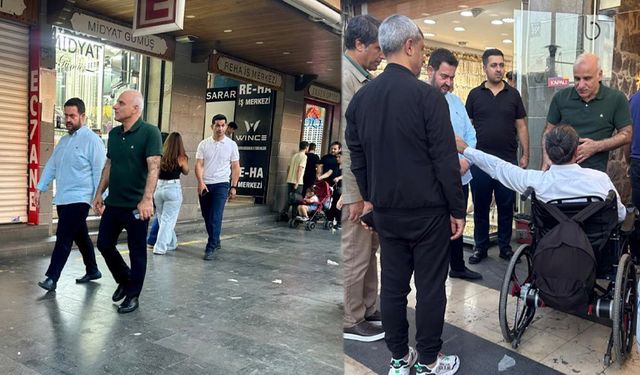 Diyarbakır Valisi Zorluoğlu, tebdili kıyafetle halkın arasında