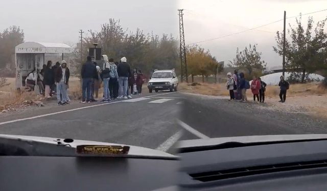 Diyarbakır'da taşıma krizi! Öğrenciler otostop çekerek okullara gidiyor