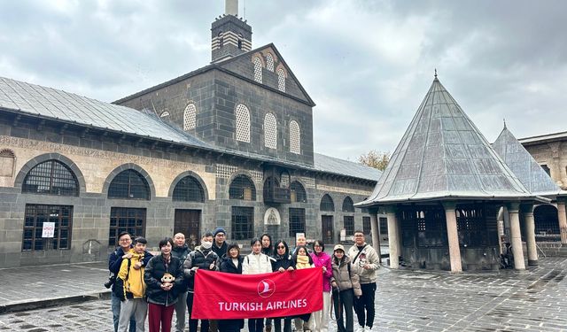 Çinli turizm heyeti Diyarbakır'ı gezdi