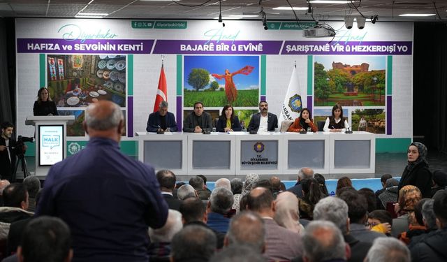 Diyarbakır halk konuştu, eş başkanlar dinledi