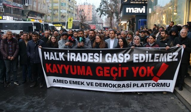 Zeydan’a verilen ceza Diyarbakır’da protesto edildi