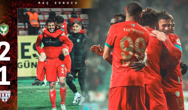 Amedspor 3 puanı uzatmalarda kaptı