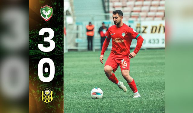 Amedspor ilk yarıda şov yaptı