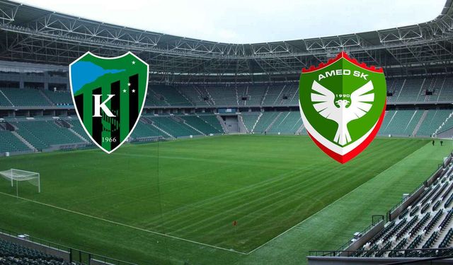 Amedspor-Kocaelispor maçının hakemleri belli oldu