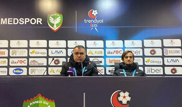 Yeni Malatyaspor Teknik Direktörü: "Amedspor taraftarına teşekkür ederim"