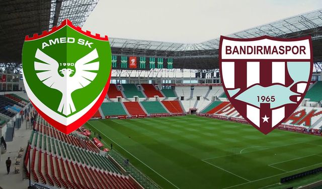 Amedspor, Bandırmaspor karşısındaki ilk 11’ini açıkladı