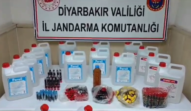 Diyarbakır’da ‘sahte alkol’ operasyonu