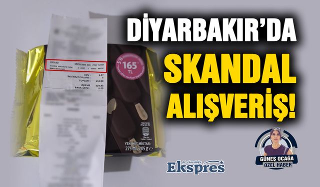 Diyarbakır’da skandal alışveriş!