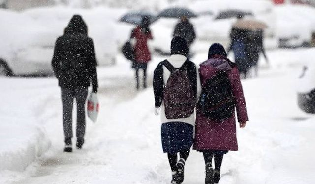 Eğitime kar engeli; hangi kentte okullar tatil oldu?