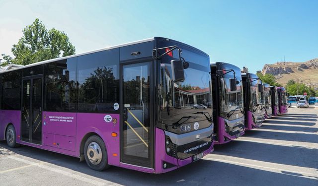 Van’da toplu taşıma ücretsiz oldu