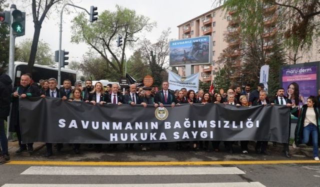 Avukatlar Günü yürüyüşü: Mesleğimize ve hukukun üstünlüğüne sahip çıkıyoruz