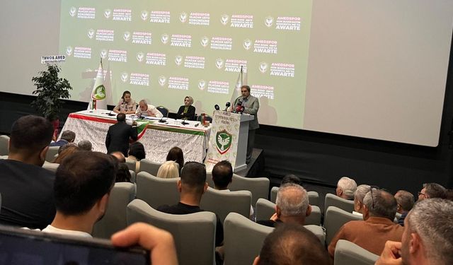 SON DAKİKA: Amedspor kongresinde yeni yönetim listesi açıklandı!