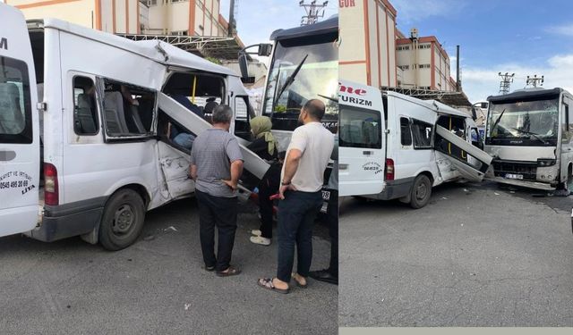 Batman’da minibüsler çarpıştı: Çok sayıda yaralı