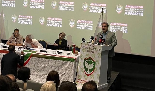 Amedspor kongresi.. Burç Baysal: Başımız öne eğilmedi!
