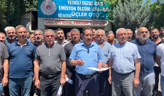 Diyarbakır’da sanayi esnafından parsel tepkisi