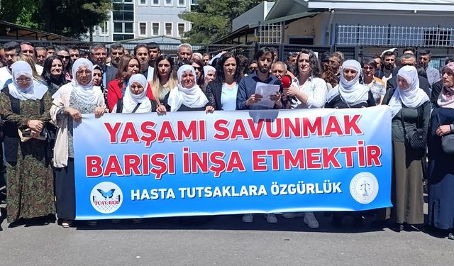 Diyarbakır'dan hasta tutuklulara özgürlük çağrısı