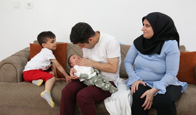 Diyarbakır’da görme engelli çiftin büyük mutluluğu