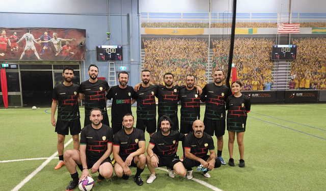 Avustralya'da Amedspor formasıyla sahaya çıktılar