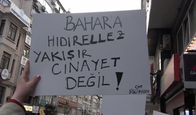 Kadınlar vahşice katledilen Bahar Aksu için toplandı
