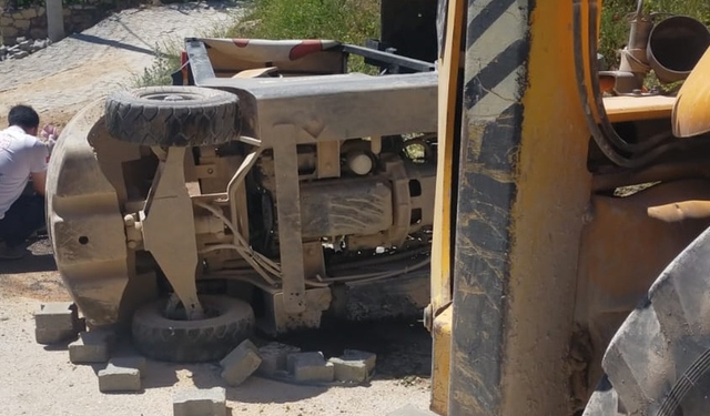 Mardin'de forkliftin altında kalan sürücü öldü
