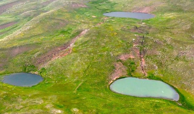 Van'da 2 bin 700 rakımdaki göller ilk kez görüntülendi