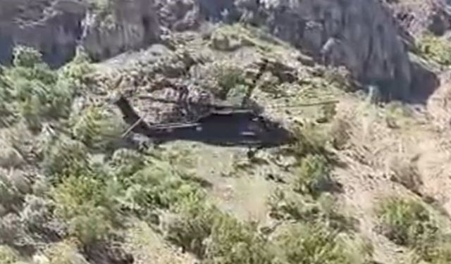 Yüksekova’da İbrahim Kom için havadan arama çalışması başlatıldı