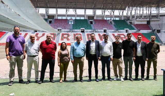 Amedspor yönetimi sahaya indi!