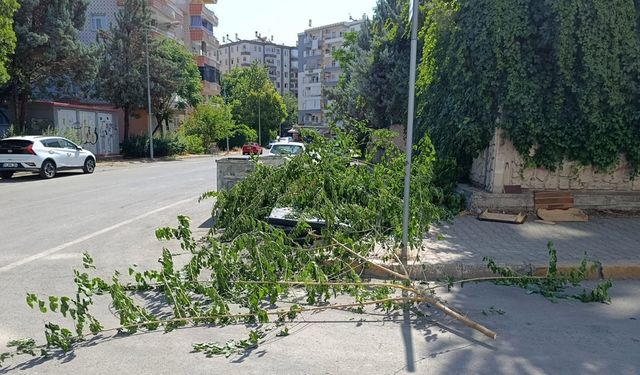 Diyarbakır’da kavşak yakınında tehlike