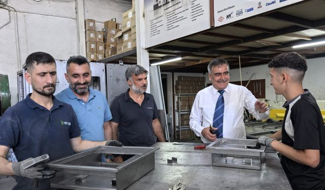 Diyarbakır'daki Metal Sanayi Sitesi’nde görev değişikliği