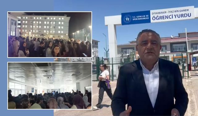 Diyarbakır’daki kız yurdunda neler oluyor? Milletvekili orada, öğrenciler ayakta!