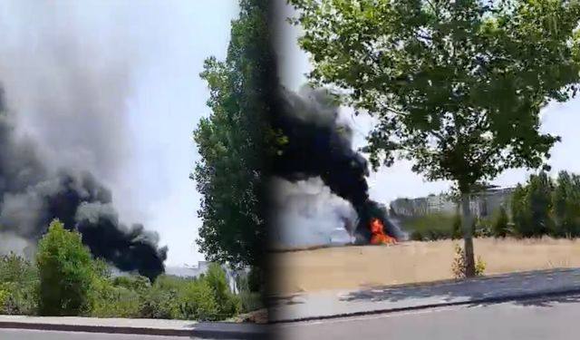 Diyarbakır Seyrantepe’de yangın!
