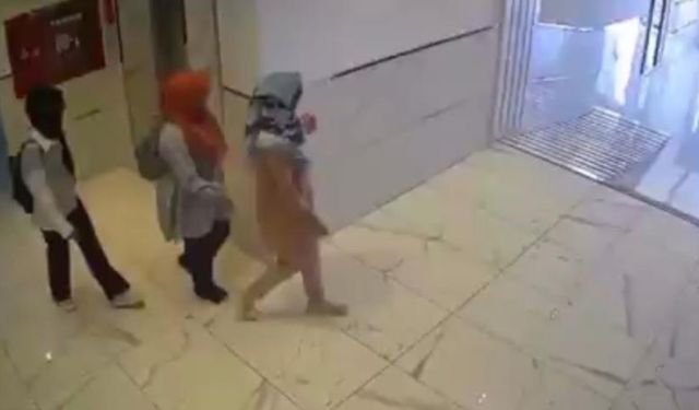 Hırsızlık için apartmana böyle girdiler!