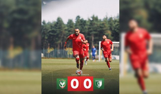 Amedspor-Bodrumspor maçı ilk yarıda gol sesi çıkmadı