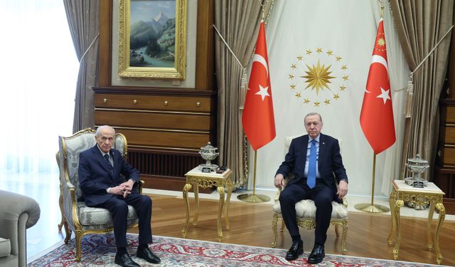 Cumhurbaşkanı Erdoğan, Bahçeli ile görüştü