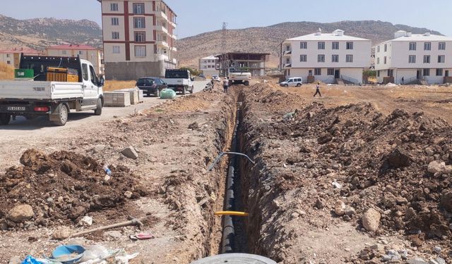 Diyarbakır Hani’de 8 günlük çalışma ile yeni altyapı sistemi