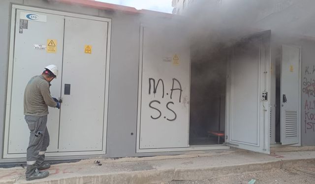 Mardin’de ekipleri alarma geçiren yangın