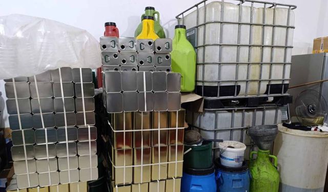 15 bin litre taklit zeytinyağı ele geçirildi
