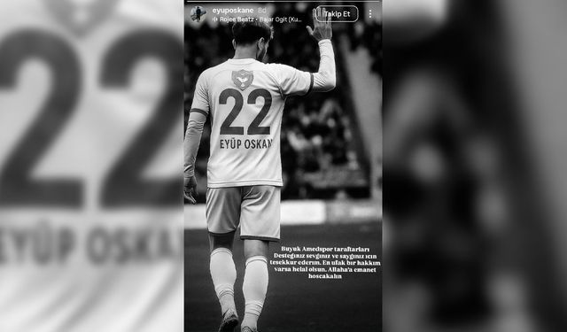 Amedspor’da bir veda daha