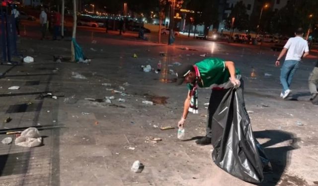 Amedsporlu taraftarlardan örnek davranış