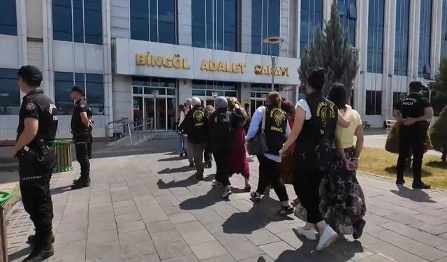 Bingöl'de hırsızlık şebekesine darbe