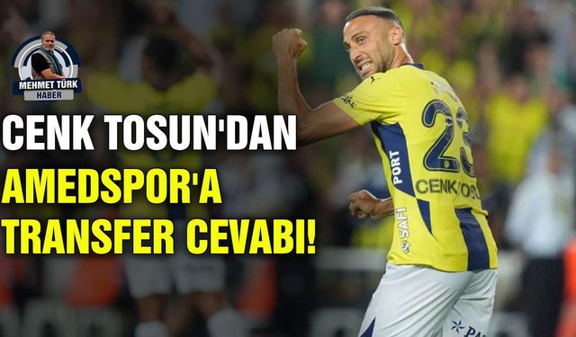 Cenk Tosun'dan Amedspor'a transfer cevabı!