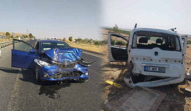 Diyarbakır'da iki araç çarpıştı: 5 yaralı
