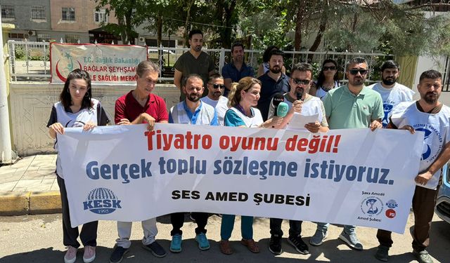 Diyarbakır’da sağlık emekçileri taleplerini sıraladı