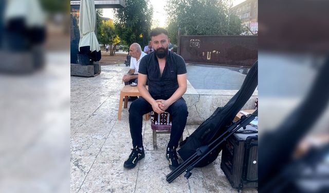 Diyarbakır'da sokak müzisyenin isyanı