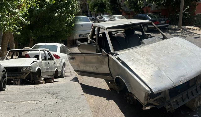 Diyarbakır’da terk edilen esrarengiz araç!