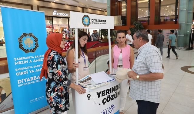 Diyarbakır'daki AVM’lere yerinde çözüm standı