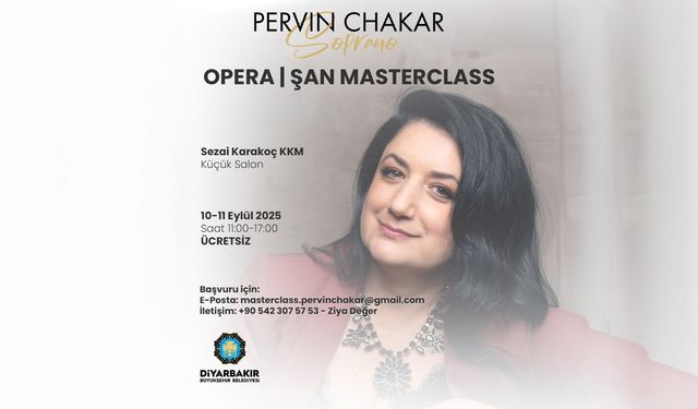 Dünyaca ünlü opera sanatçısı Diyarbakır’da müzik eğitimi verecek