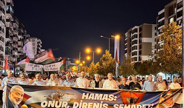 Diyarbakır’da Gazze’ye destek yürüyüşü