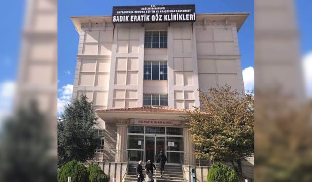 Hastanede skandal görüntüler